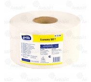 Туалетная бумага Grite Economy 180, 1 слойная, серая (12 рул./упак)
